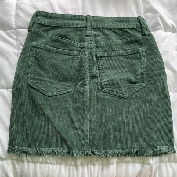 Green Denim Skirt - Picture 3 of 3